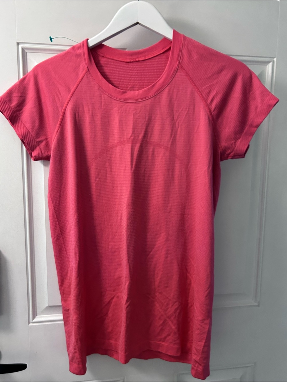 lululemon athletica Coral-Pink Short Sleeve Performance Tee